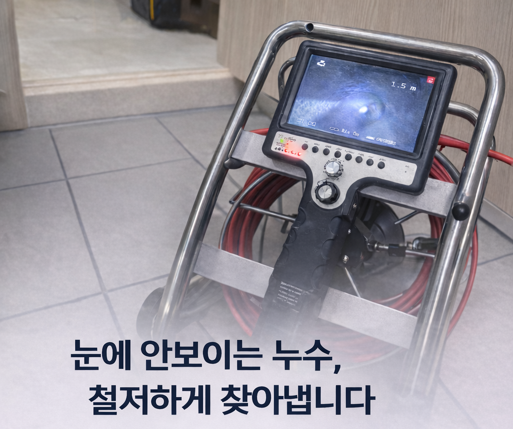 누수 탐지 안내 이미지